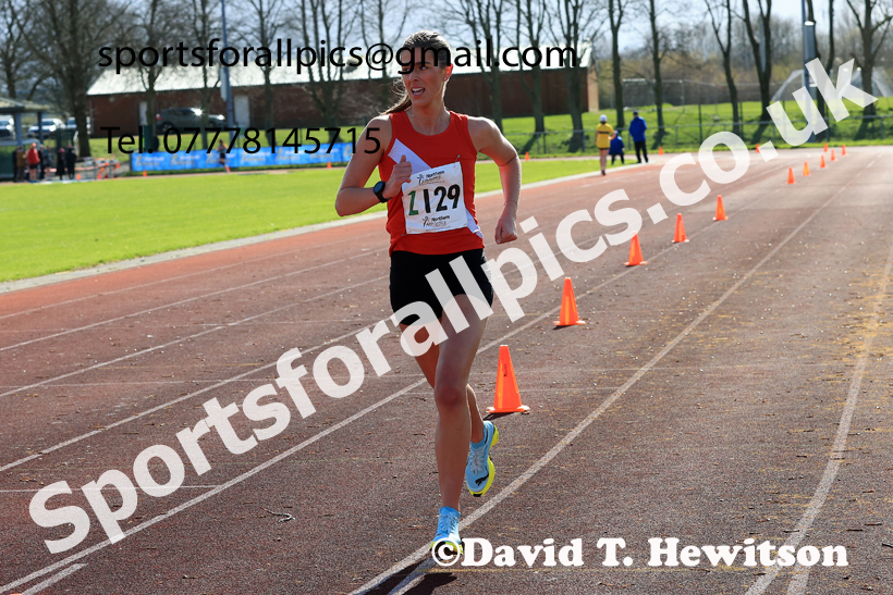Senior Womens 6 Stage Road Relay, 2026 Northern Mens 12 and Womens 6 Stage Road Relays and Young Athletes 5k, Sheepmount Stadium, Carlisle. Photo: David T. Hewitson/Sports for All Pics